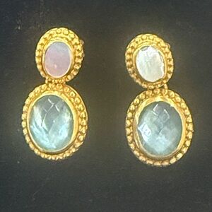 Julie Vos Gold Drop Earrings